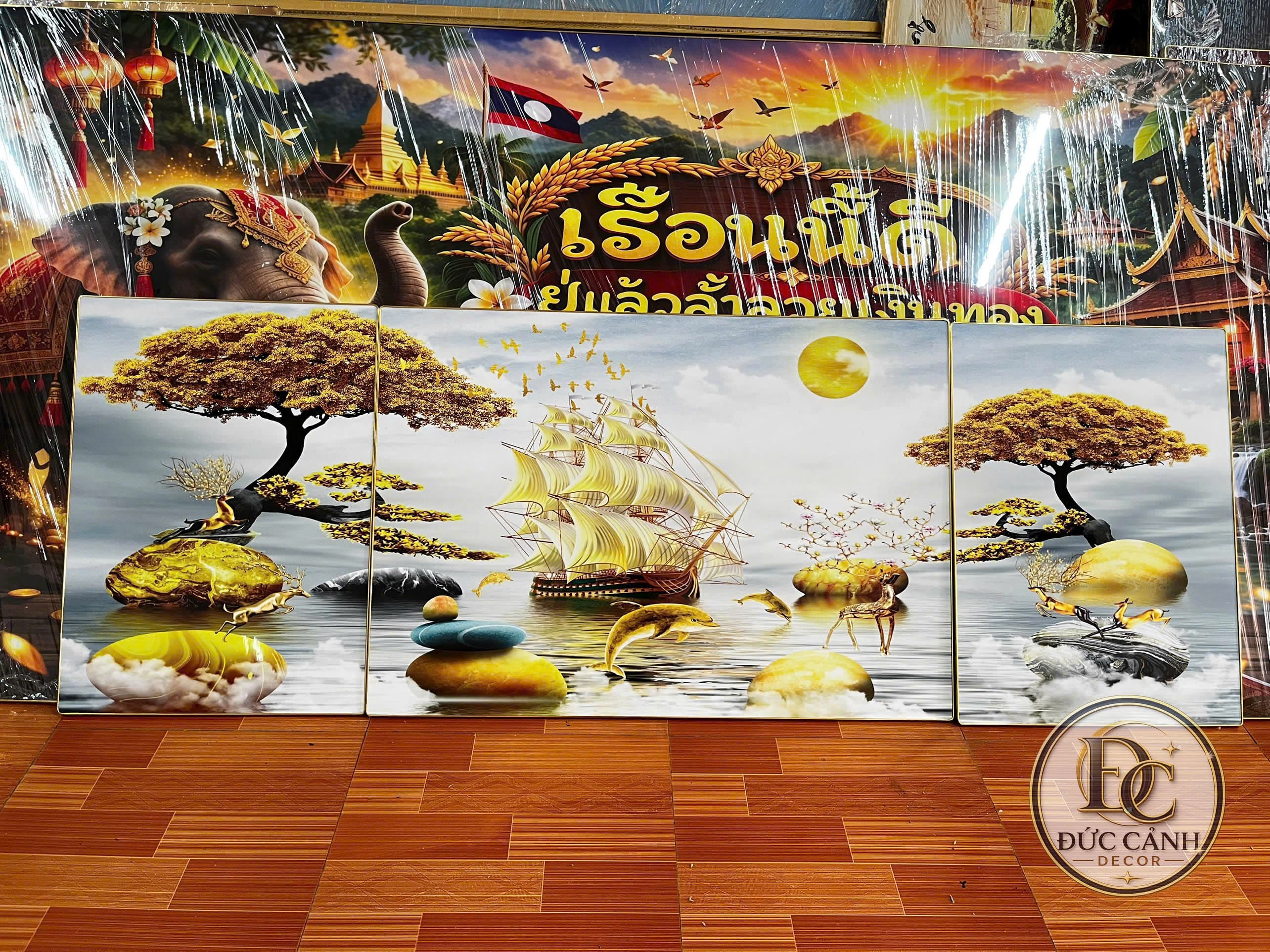 Tranh Tráng Gương Thuận Buồm Xuôi Gió - DC2