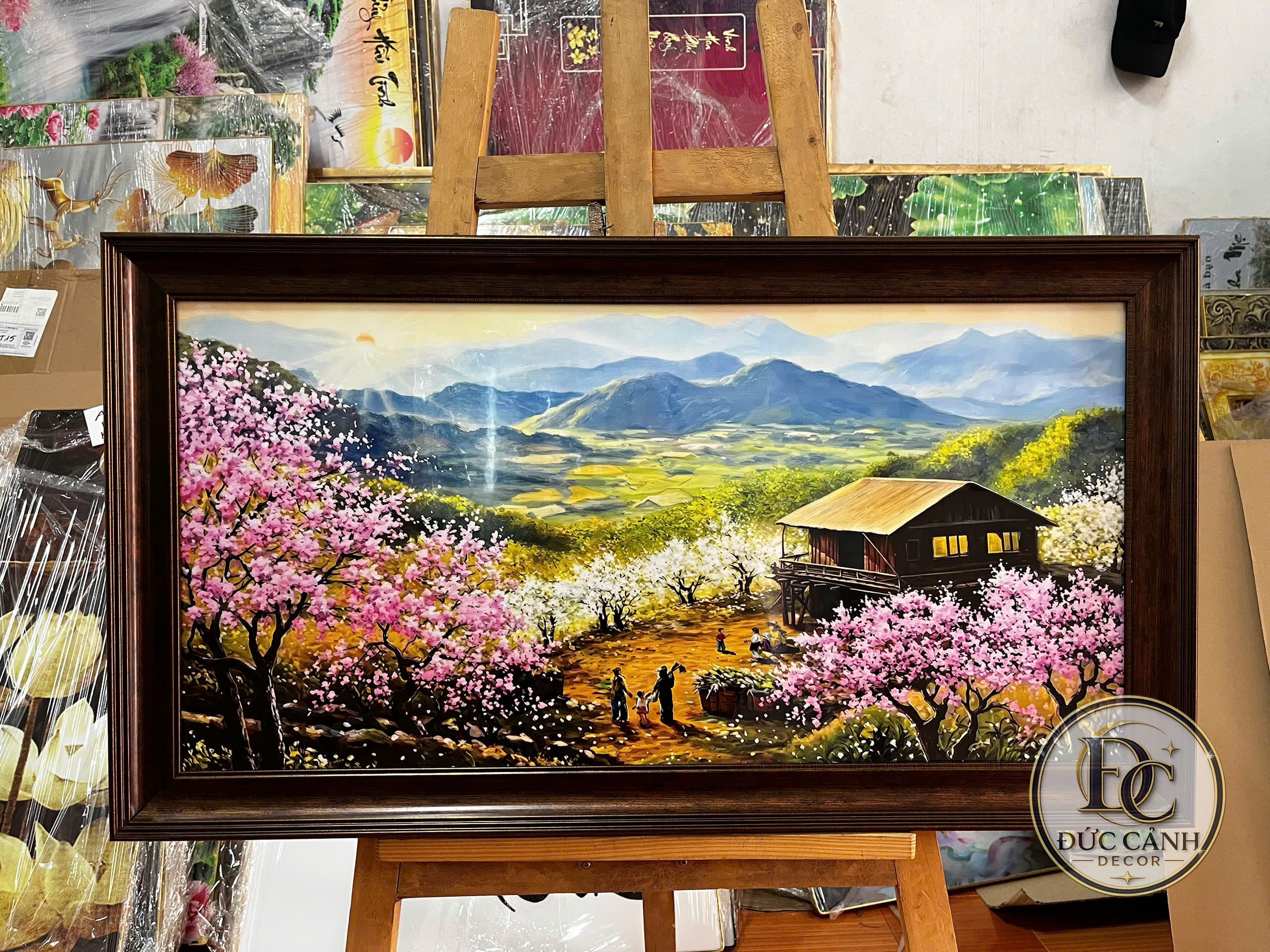 Tranh núi rừng tây bắc